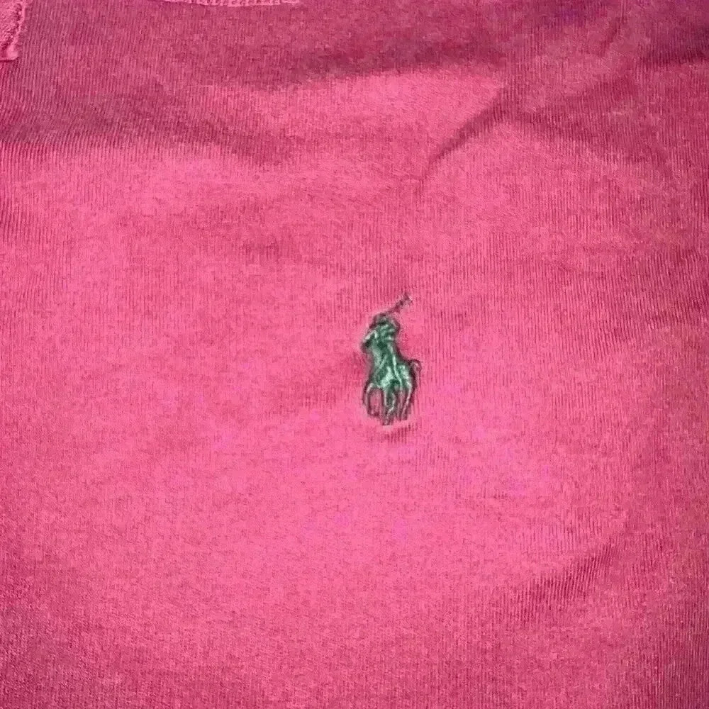 VTG Polo Ralph Lauren Sz XL Maroon Collared Pull Over Shirt Preppy Casual - Picture 4 of 10